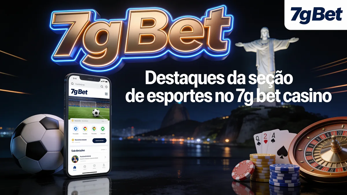 Destaques da seção de esportes no 7g bet casino: guia de 7g bet para jogadores no Brasil